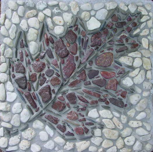Mosaic_Stone Leaf